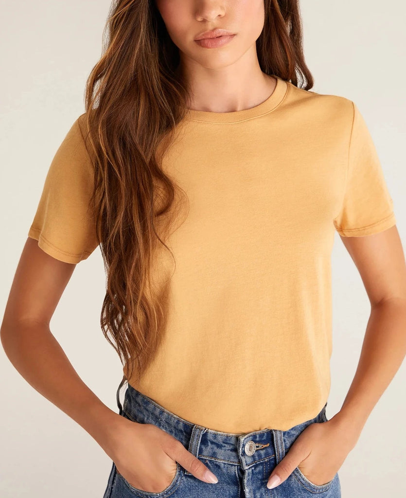 Z Supply Easy Modal Tee | Wheat, Designed in the USA