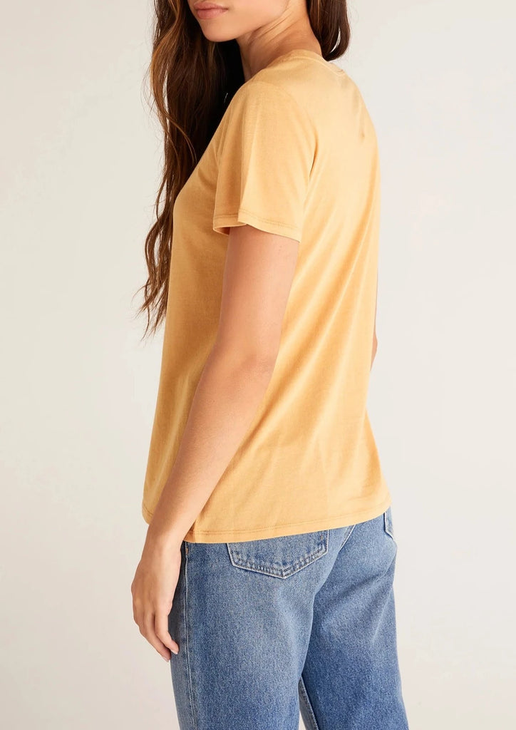 Z Supply Easy Modal Tee | Wheat, Designed in the USA
