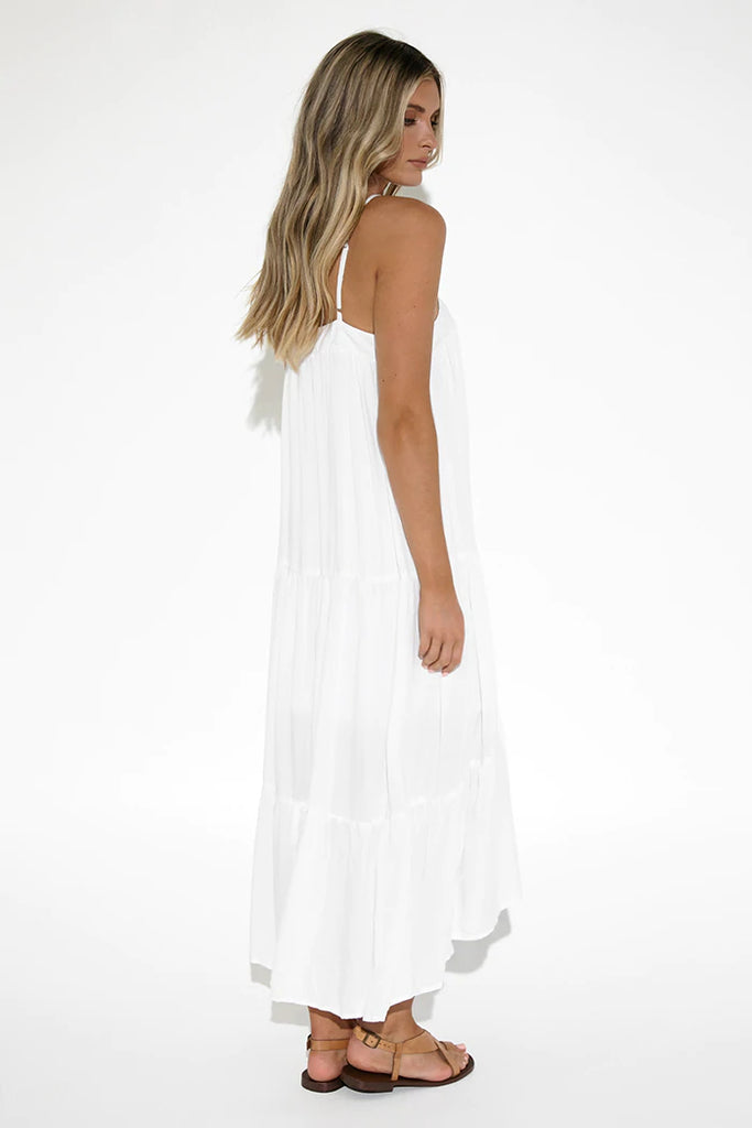 Lost in Lunar Esmae Maxi Dress White | Designed in Australia