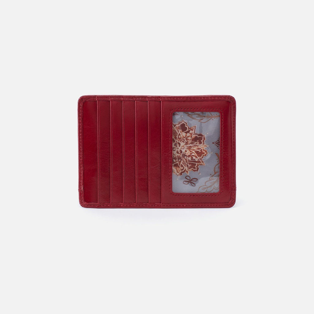 Hobo Bags Euro Slide Wallet Cardinal | Vintage Leather Passport Wallet