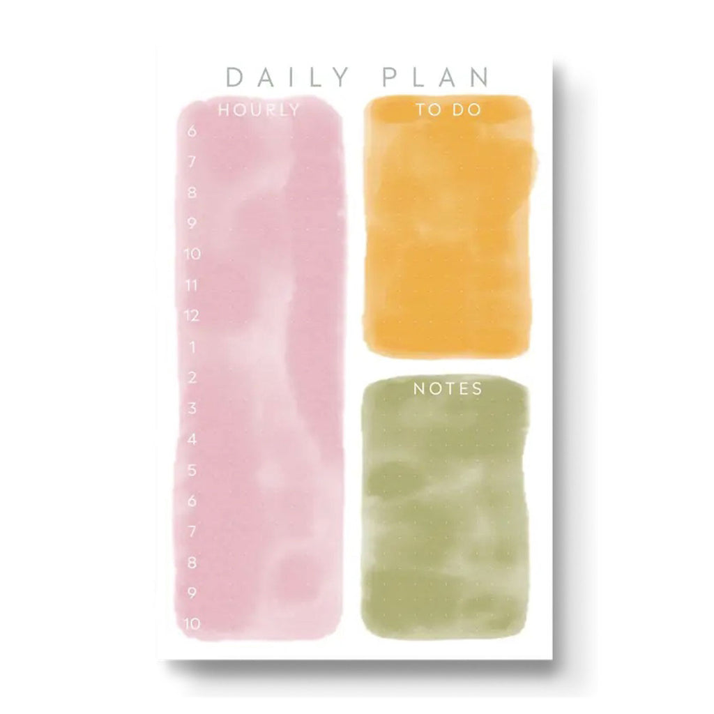 Elyse Breanne Design Daily Planner Notepad | Pastel Watercolour