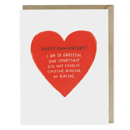 Emily McDowell Love Card Swiping Dating App | Blank Inside