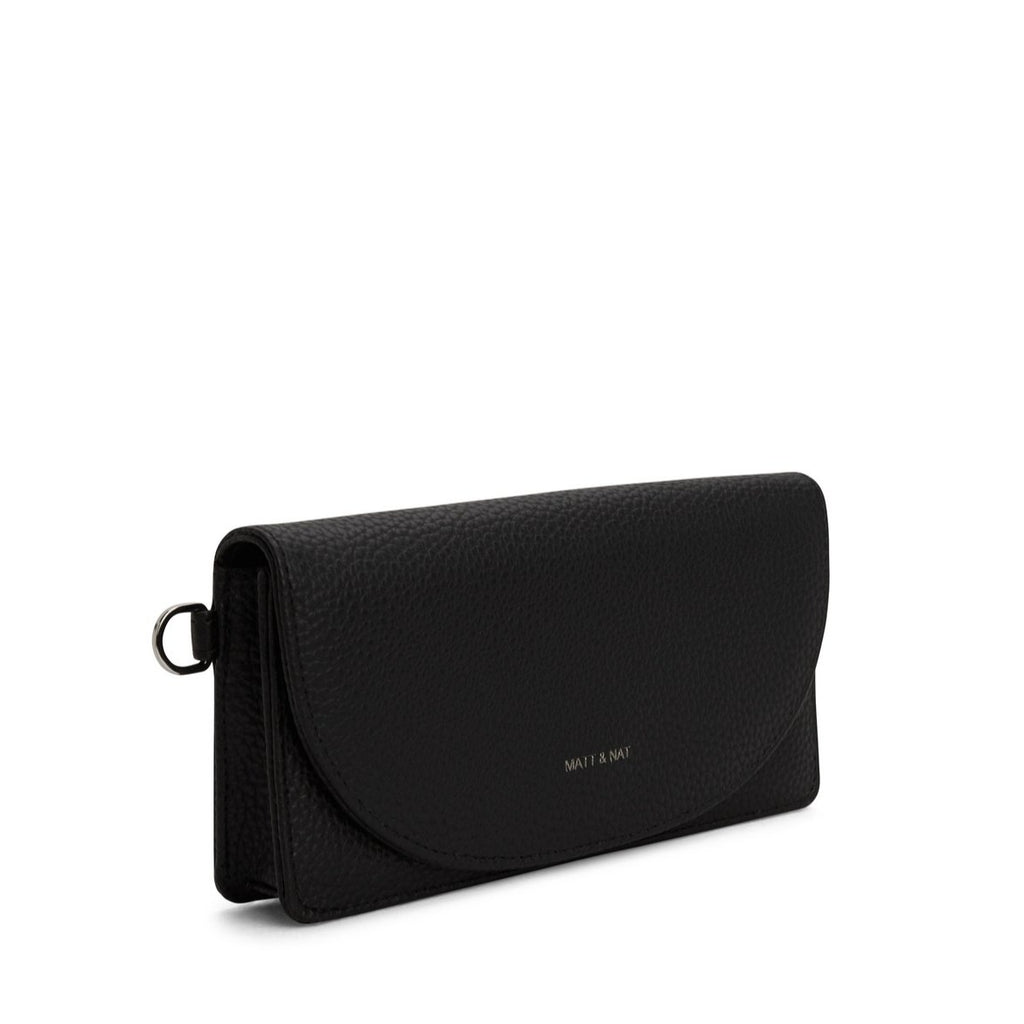 Matt & Nat Note Wallet | Purity Black, Vegan Leather