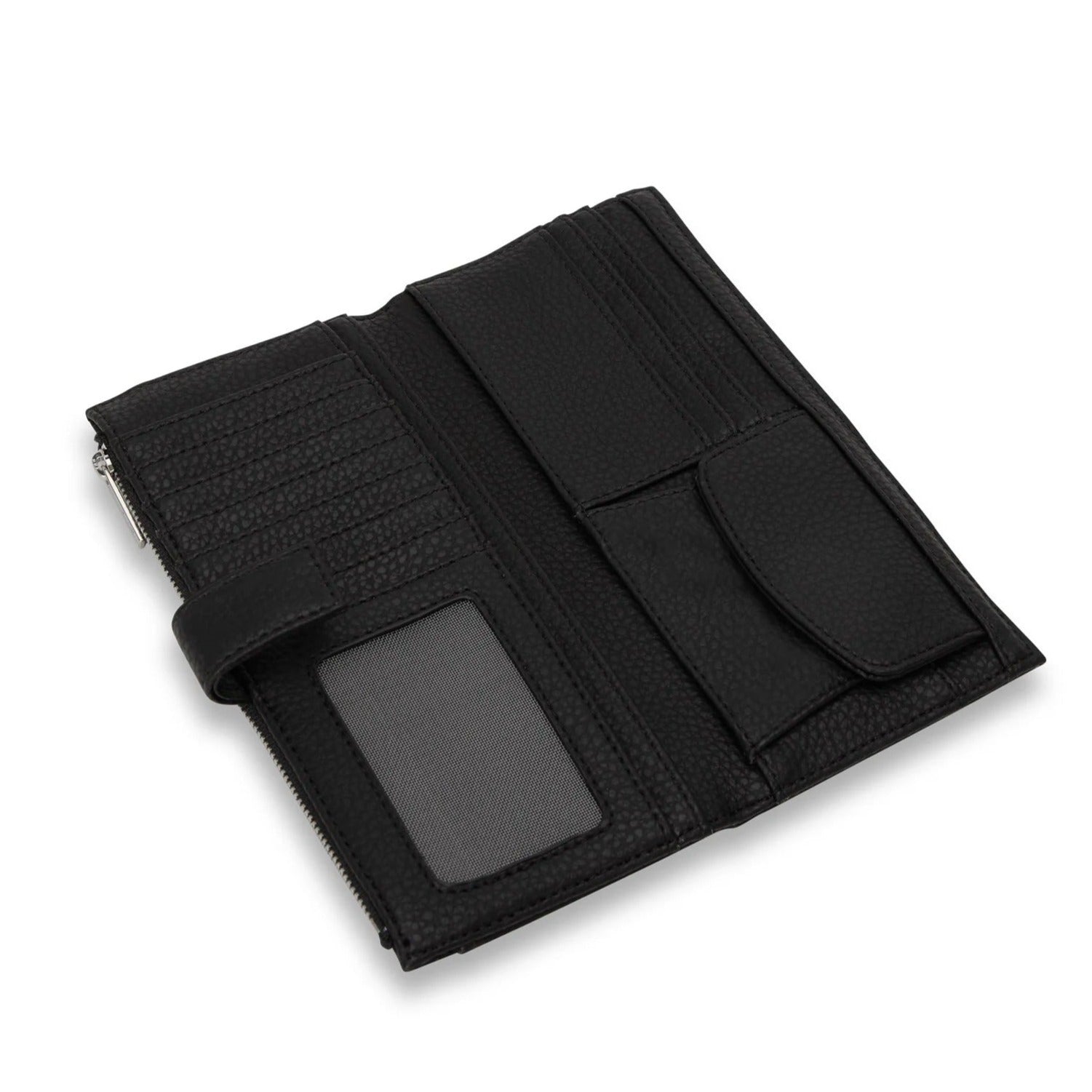 Matt & Nat Motiv Wallet | Purity Black, Vegan Leather