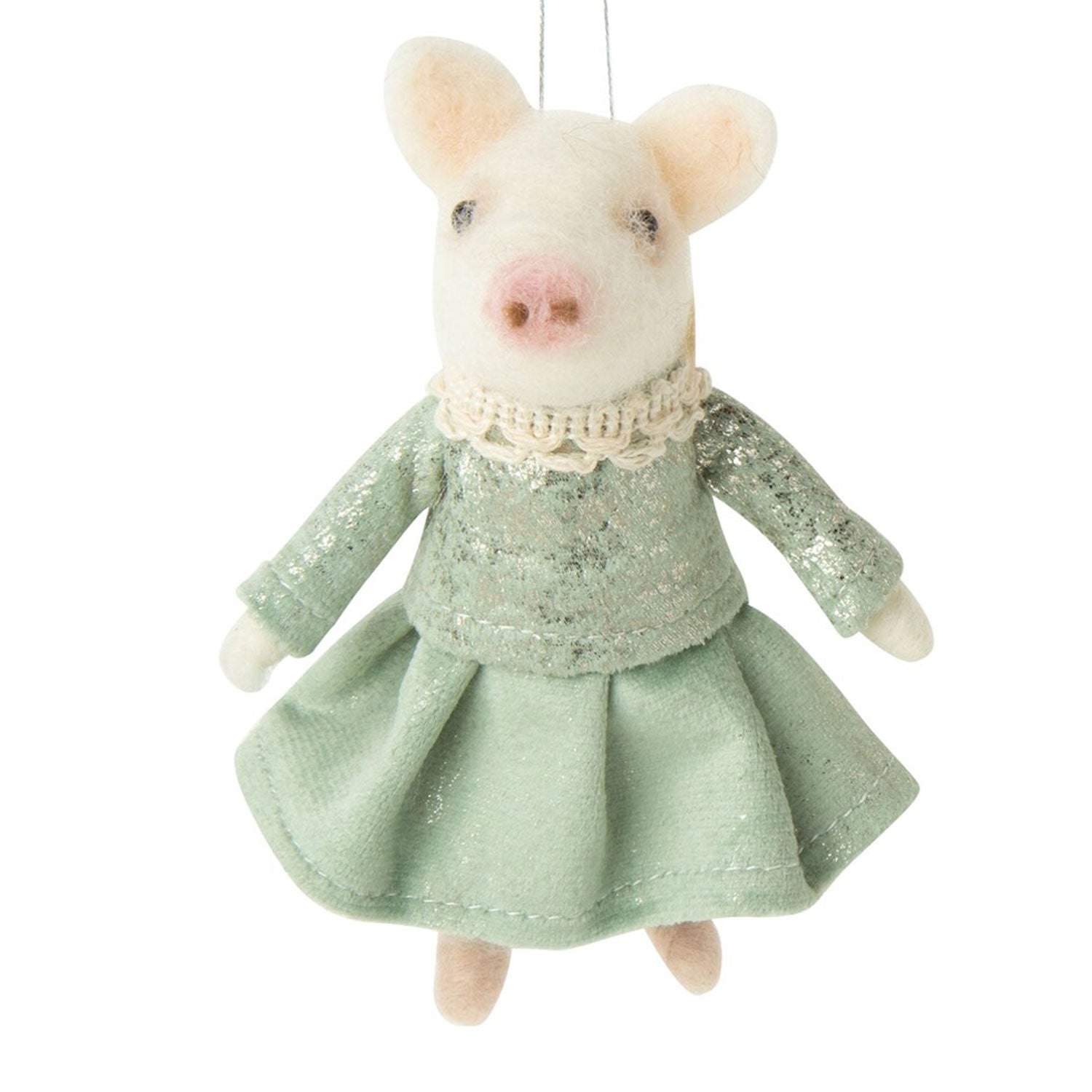 Felted Friends Ornament | Fancy Pants Piggies