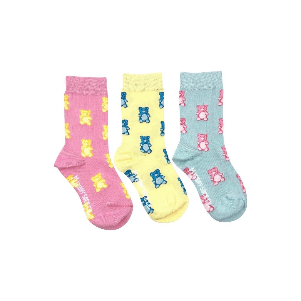 Friday Sock Co. Kids' Mismatched Socks | Gummy Bears