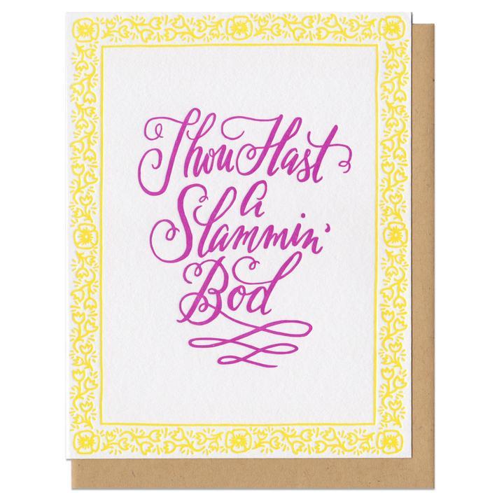 Frog & Toad Press - Love Card - Slammin Bod