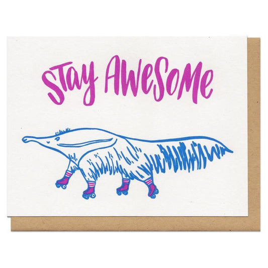Frog & Toad Press - Just Because / Friendship Card - Stay Awesome
