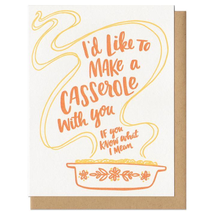 Frog & Toad Press - Love Card - Casserole