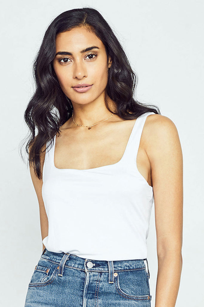 Gentle Fawn Belize Tank | White, Designed in Canada