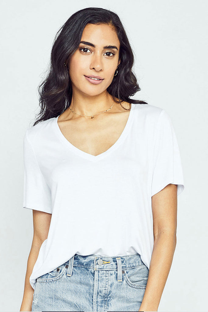 Gentle Fawn Lewis Tee | White, Designed in Canada