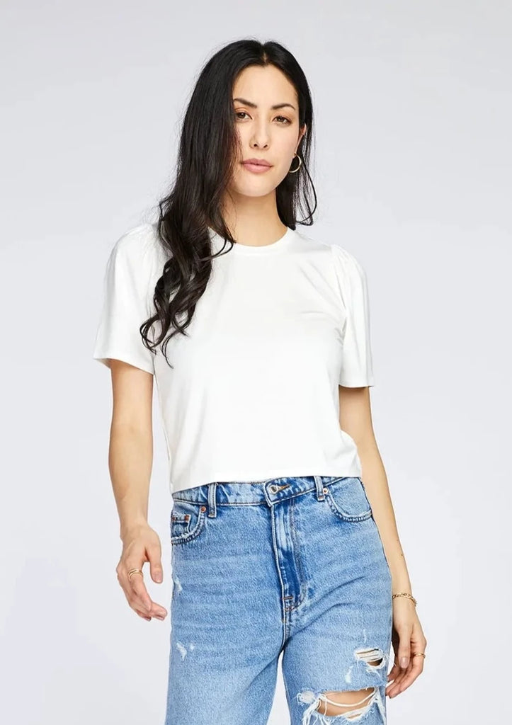 Gentle Fawn Elissa Tee | White, Designed in Canada