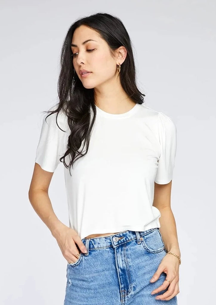 Gentle Fawn Elissa Tee | White, Designed in Canada