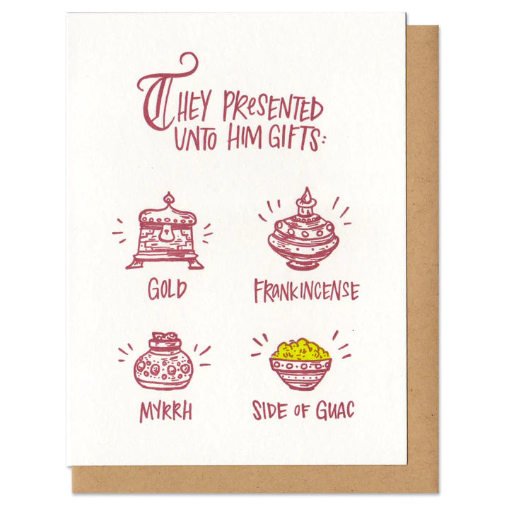 Frog & Toad Press Holiday Card | Side Of Guac | Made in USA