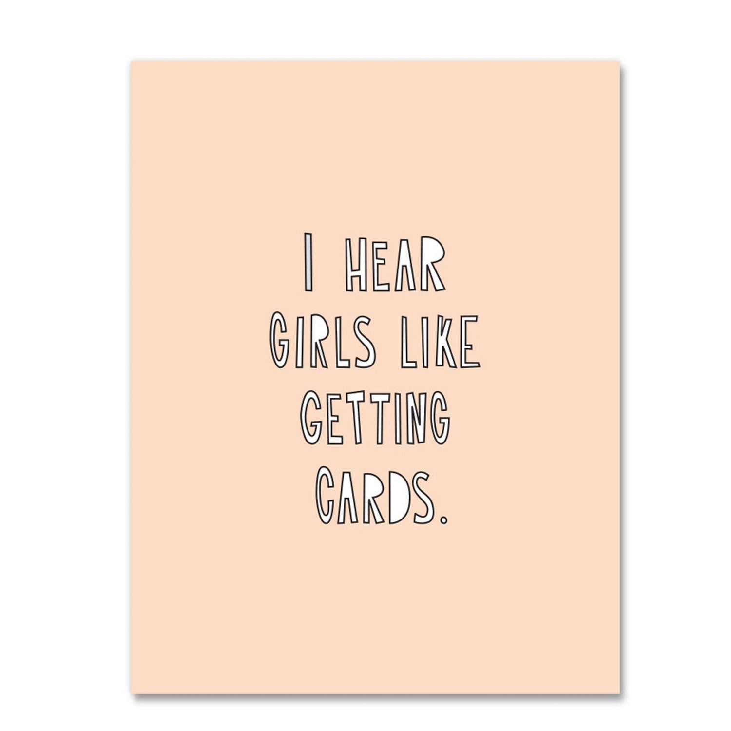 Near Modern Disaster Love Card Girls Like Cards at Twang and Pearl