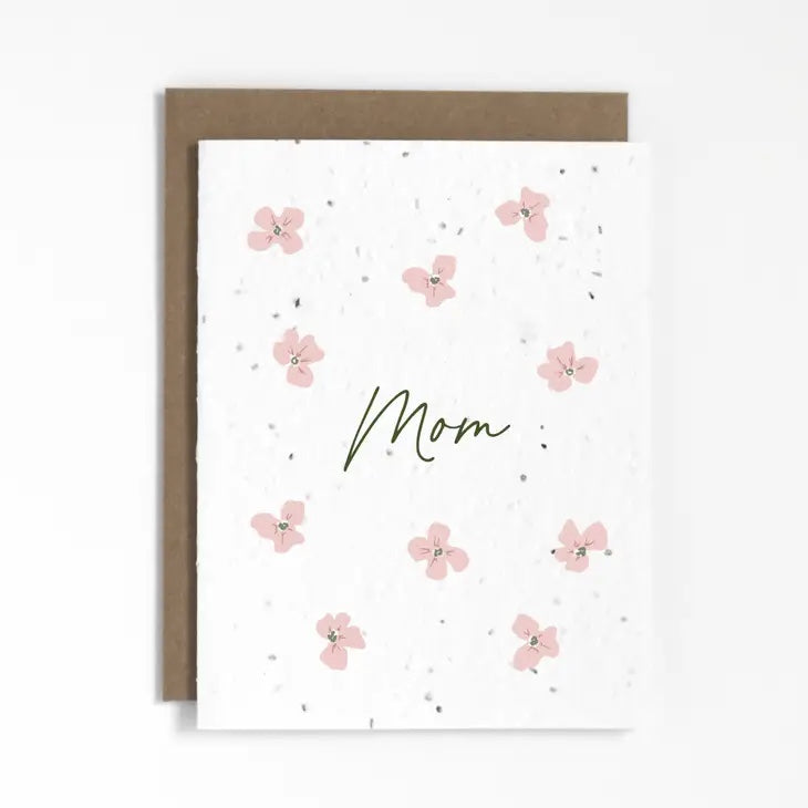 The Good Card Plantable Mother's Day Card | Floral Mom, Made in Canada