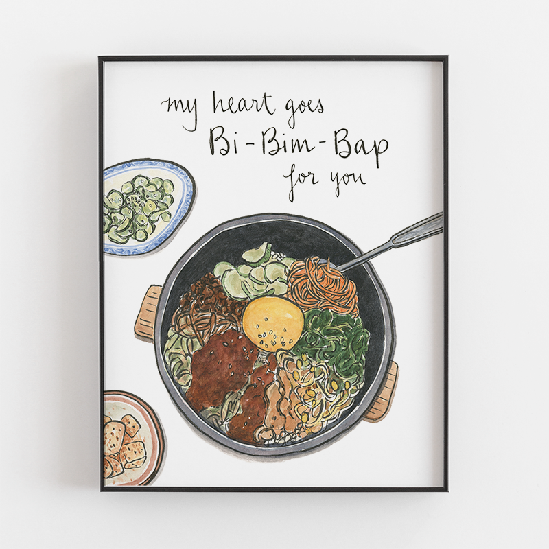Gotamago - Love Card - Bibimbap Heart