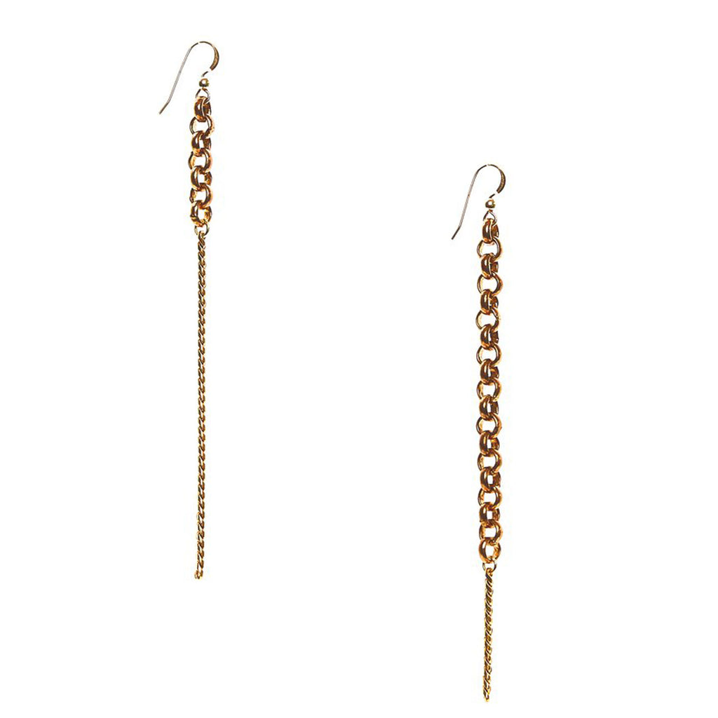 Hailey Gerrits Omni Earrings | Recycled Vintage Brass Made inVancouver
