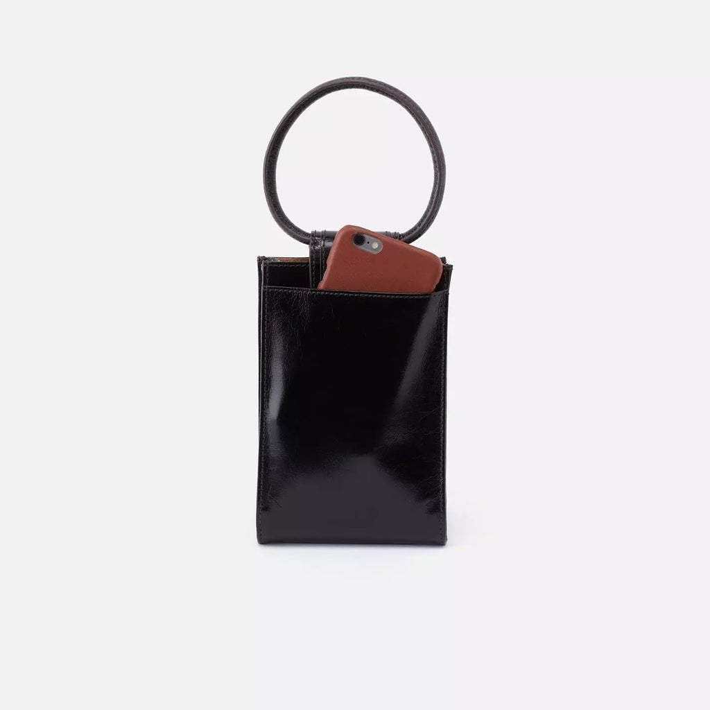 Hobo Bag Sheila Phone Black | Vintage Hide, Clutch