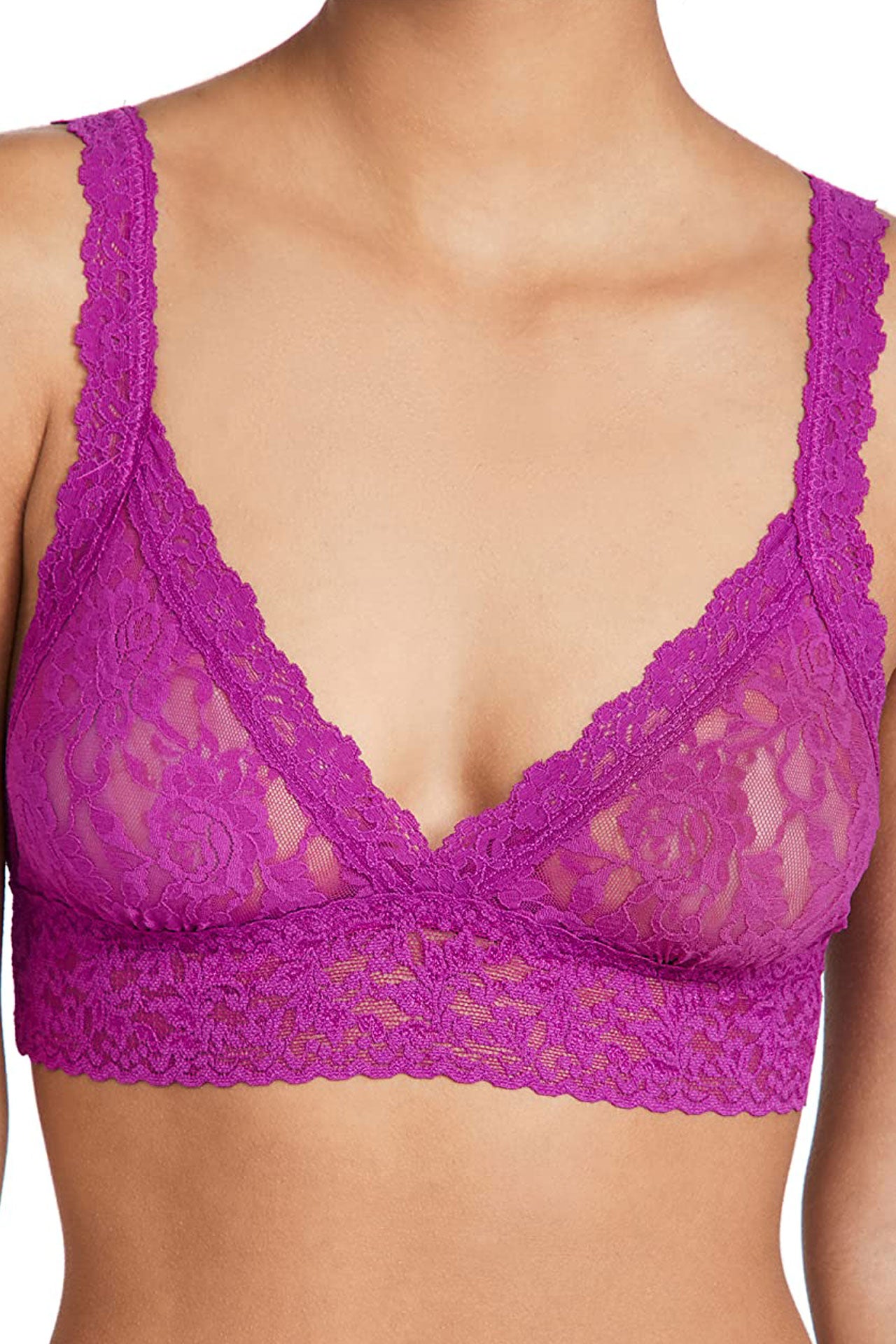 Hanky Panky CROSSOVER Passion Fruit Pink Signature Lace Bralette