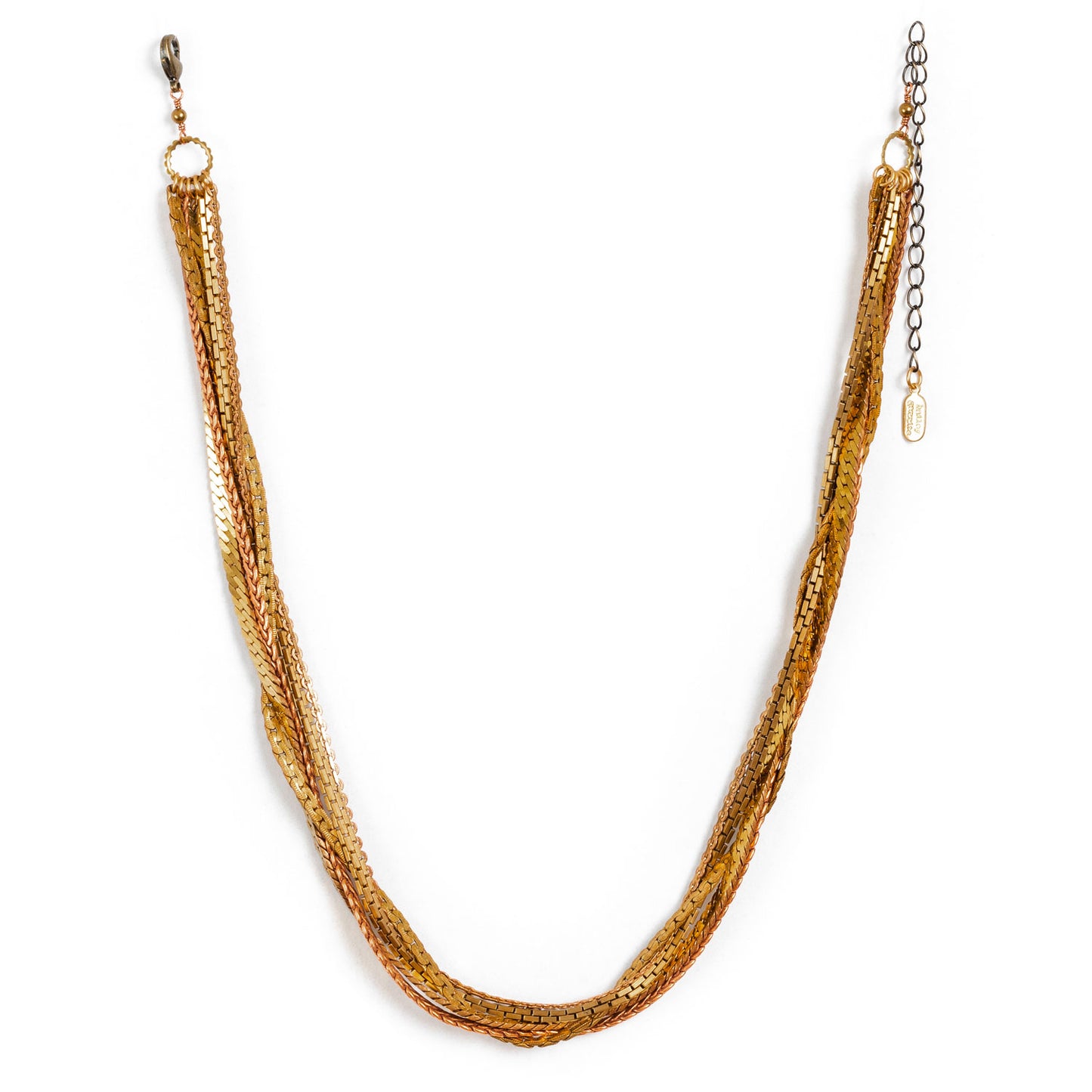 Hailey Gerrits Amphora Necklace | Handmade in Vancouver, Vintage Brass
