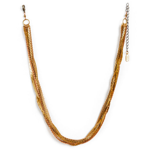 Hailey Gerrits Amphora Necklace | Handmade in Vancouver, Vintage Brass