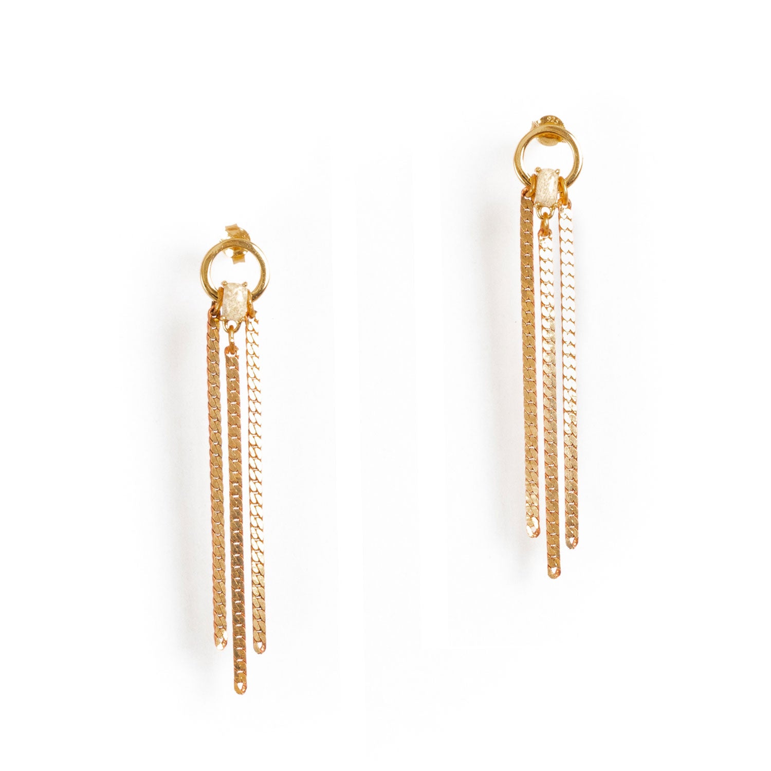 Hailey Gerrits Fates Earring Coral Jade | Made in Vancouver