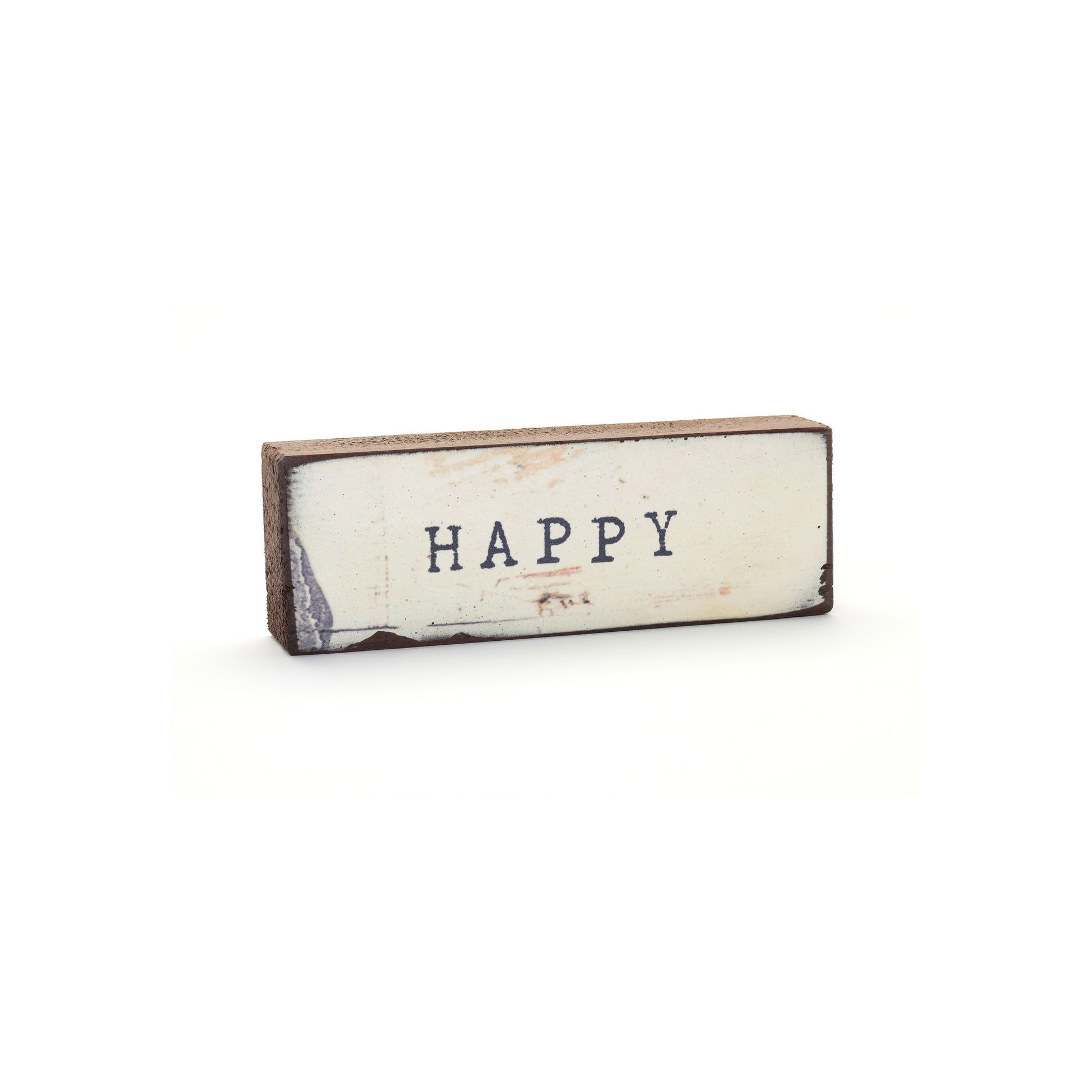 Shelf & Wall Art | Handmade Wood Block, Inspirational Quote