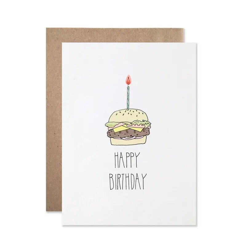 Hartland Brooklyn Birthday Card | Birthday Burger, Made in New York