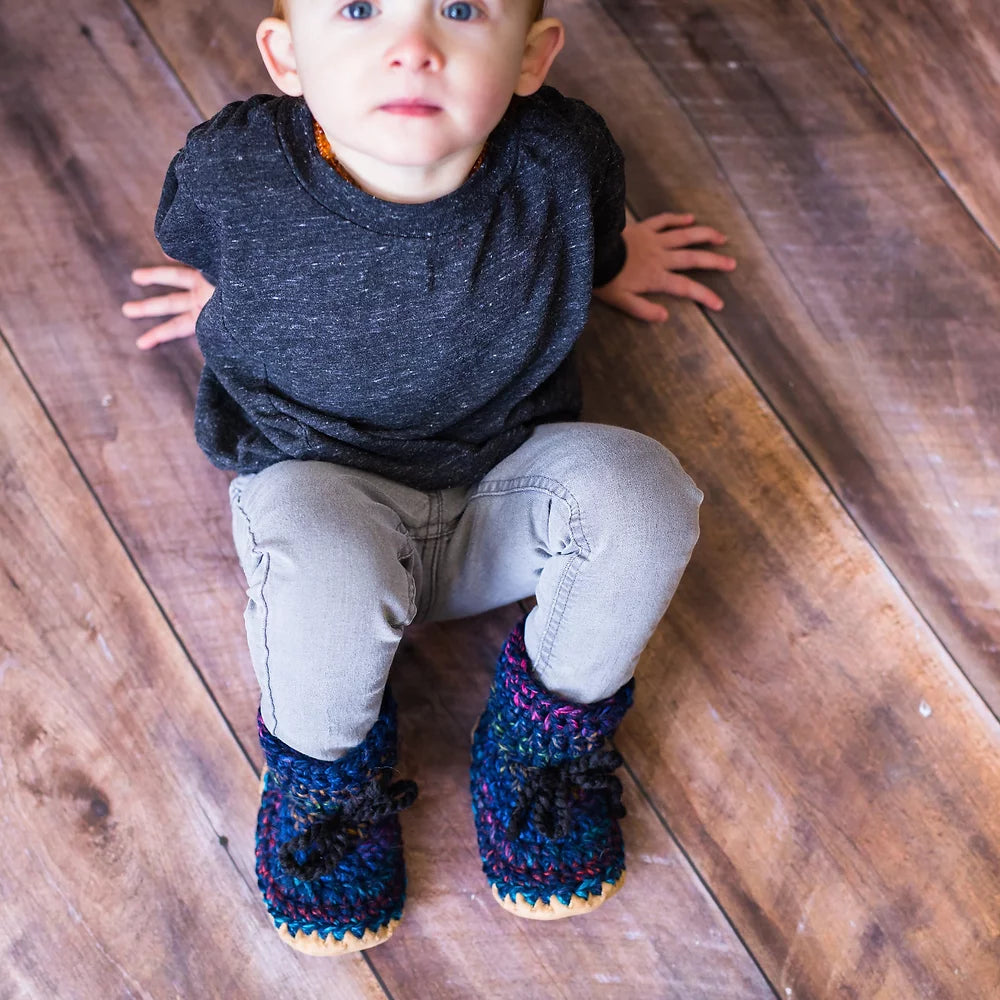 Hey Buddies Baby & Toddler Slippers | Northern Lights, Handmade