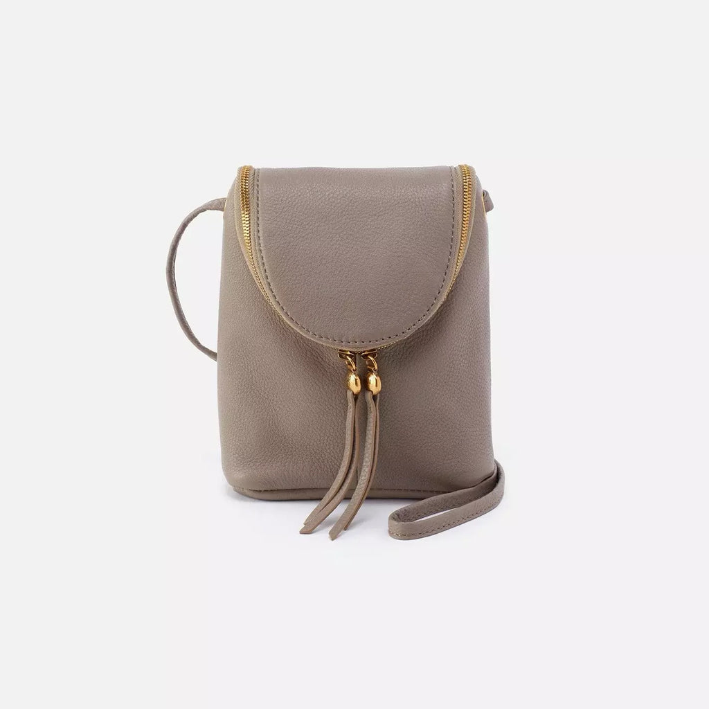 Hobo Bags Fern Crossbody Graphite | Velvet Leather Handbag