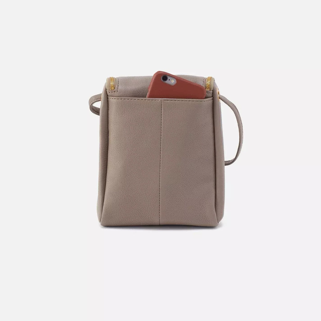 Hobo Bags Fern Crossbody Graphite | Velvet Leather Handbag