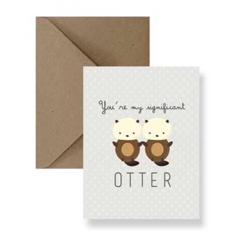 IM Paper Love Card - Significant Otter, Canadian Made