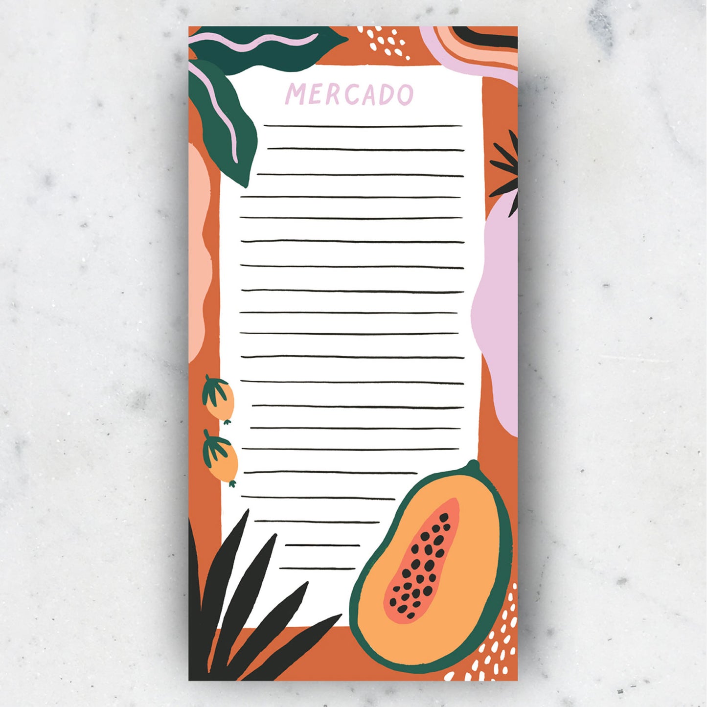 Idlewild Market List | Mercado, 4.25" x 8.5"