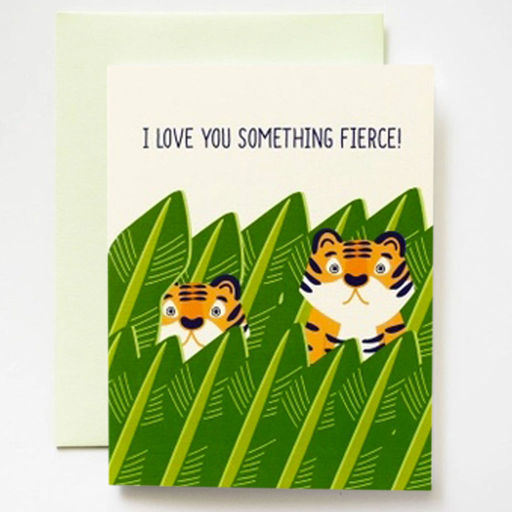 ILOOTPAPERIE Love Card | Fierce Tiger