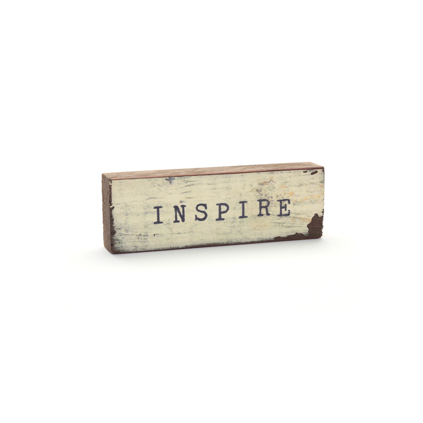 Shelf & Wall Art | Handmade Wood Block, Inspirational Quote