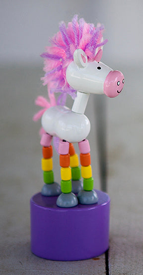 Jack Rabbit - Unicorn Push Puppet