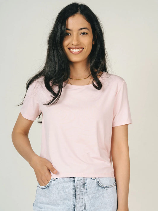 Jackson Rowe - Protea Crop Tee - Whisper