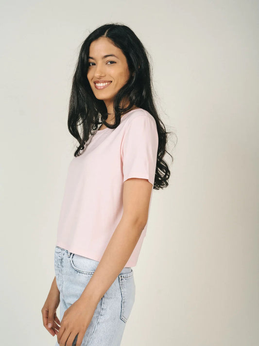Jackson Rowe - Protea Crop Tee - Whisper
