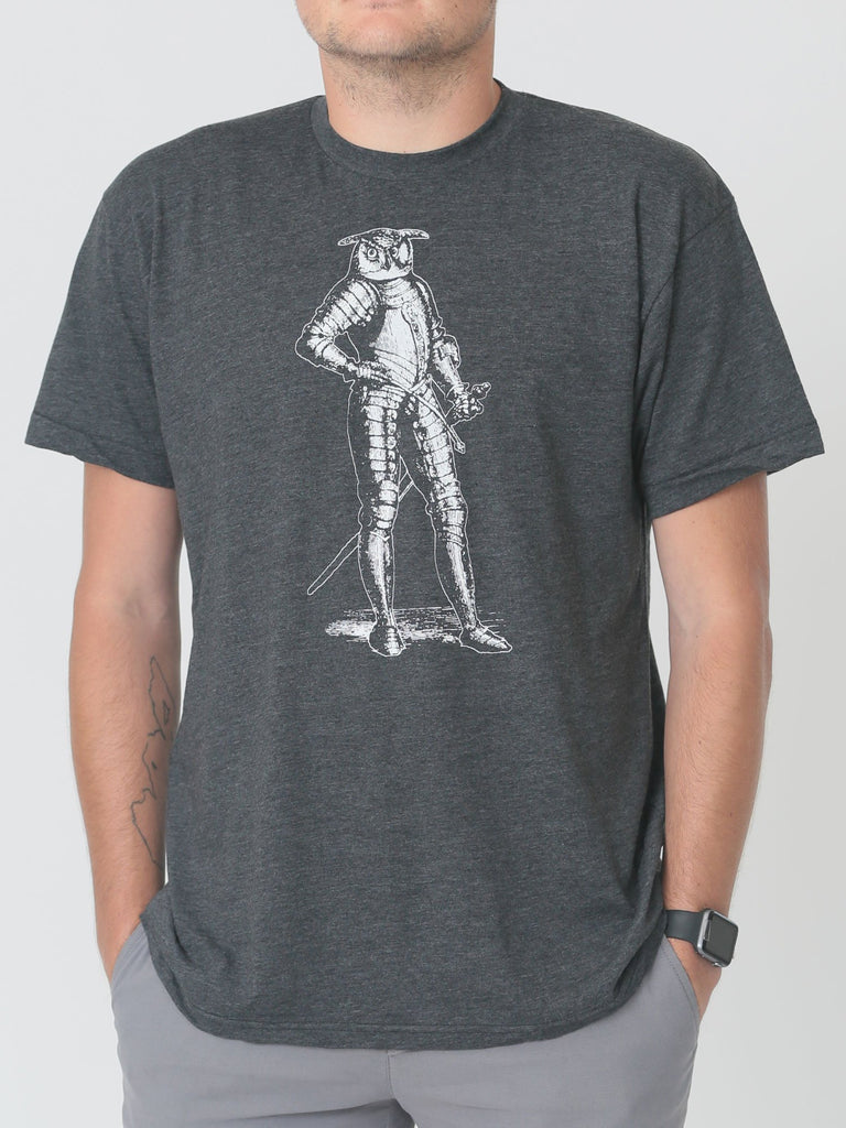 RV Screenprinting Men's T-Shirt Hand Screen Printed | Knight Owl