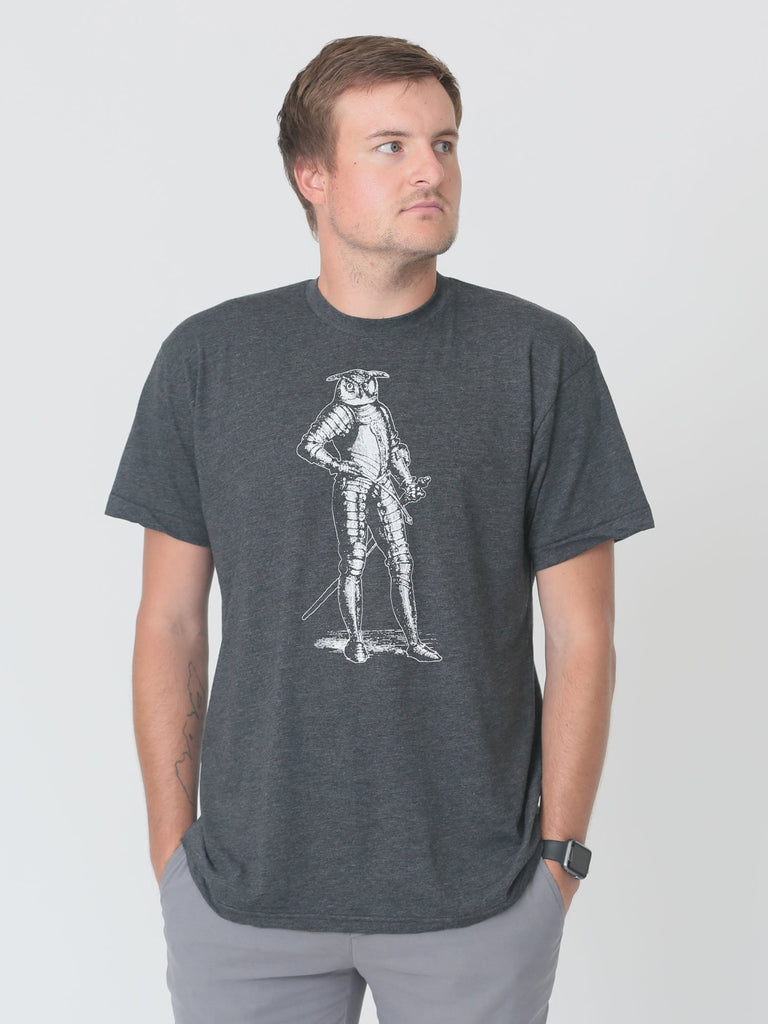 RV Screenprinting Men's T-Shirt Hand Screen Printed | Knight Owl