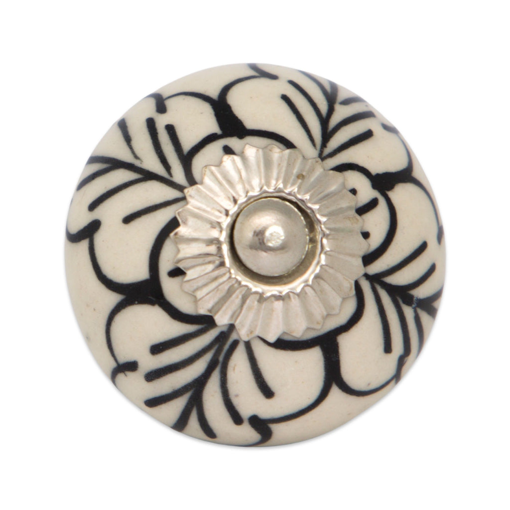 Ceramic Dresser Knob | Mitsy, Made & Hand Painted in India