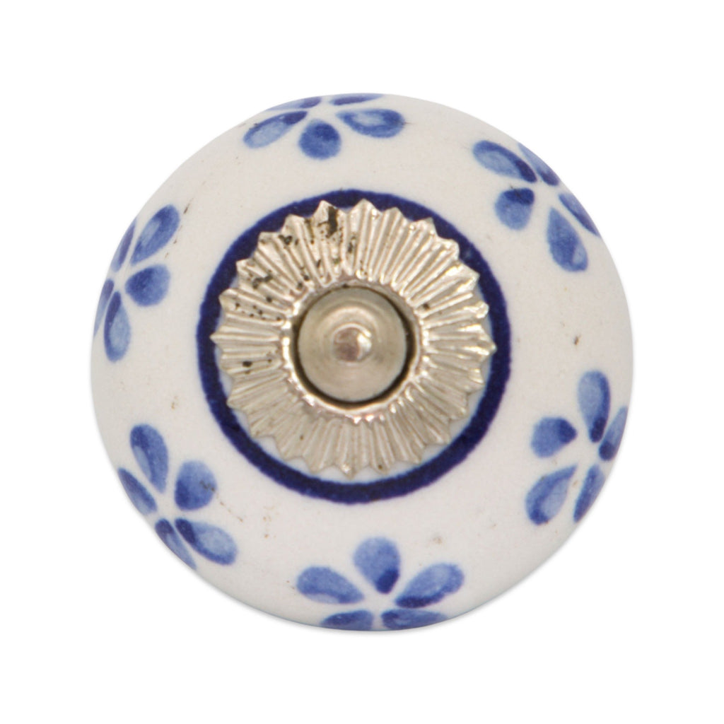 Ceramic Dresser Knob | Move Over Clover, Made & Hand Painted in India