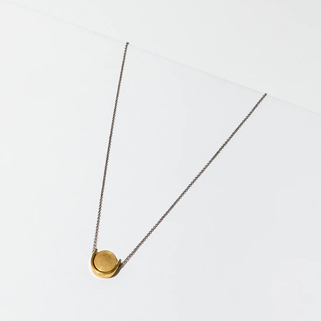 Larissa Loden Jewelry | Le Necklace | Antique Brass