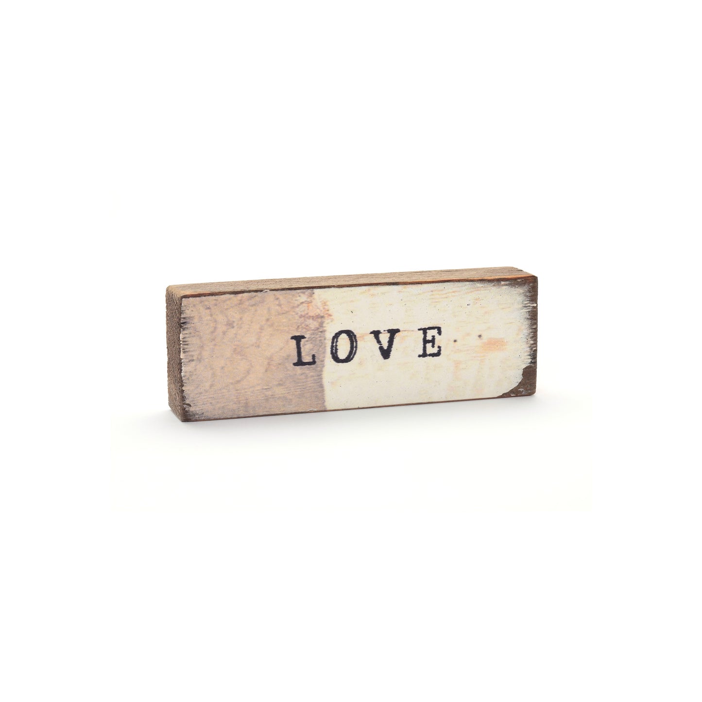 Shelf & Wall Art | Handmade Wood Block, Inspirational Quote
