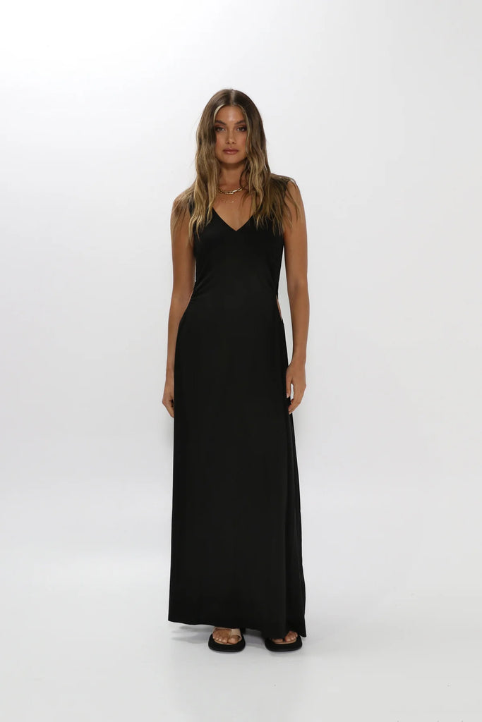 Madison the Label Melody Dress | Black, Designed in Australia