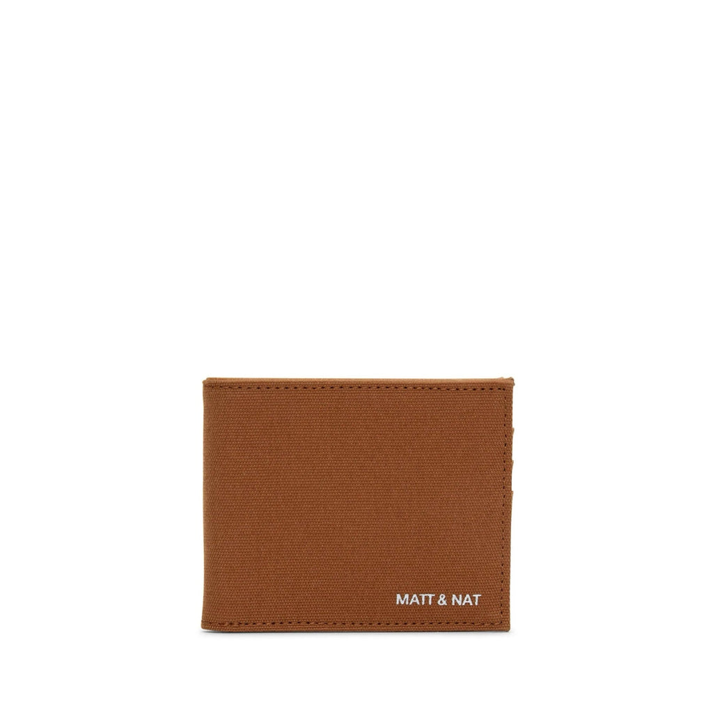 Matt & Nat Rubben Canvas Wallet - Chili, Vegan Leather