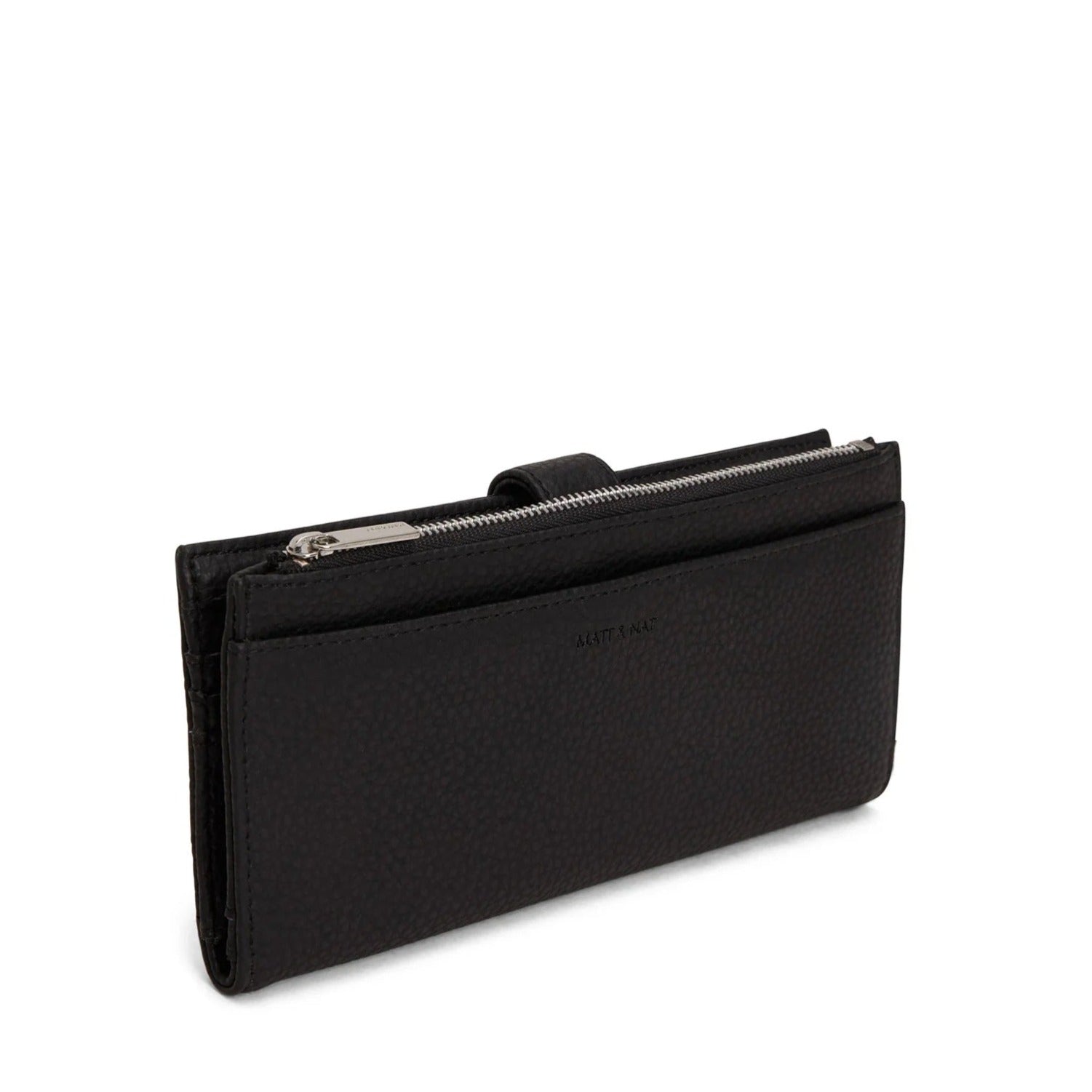 Matt & Nat Motiv Wallet | Purity Black, Vegan Leather