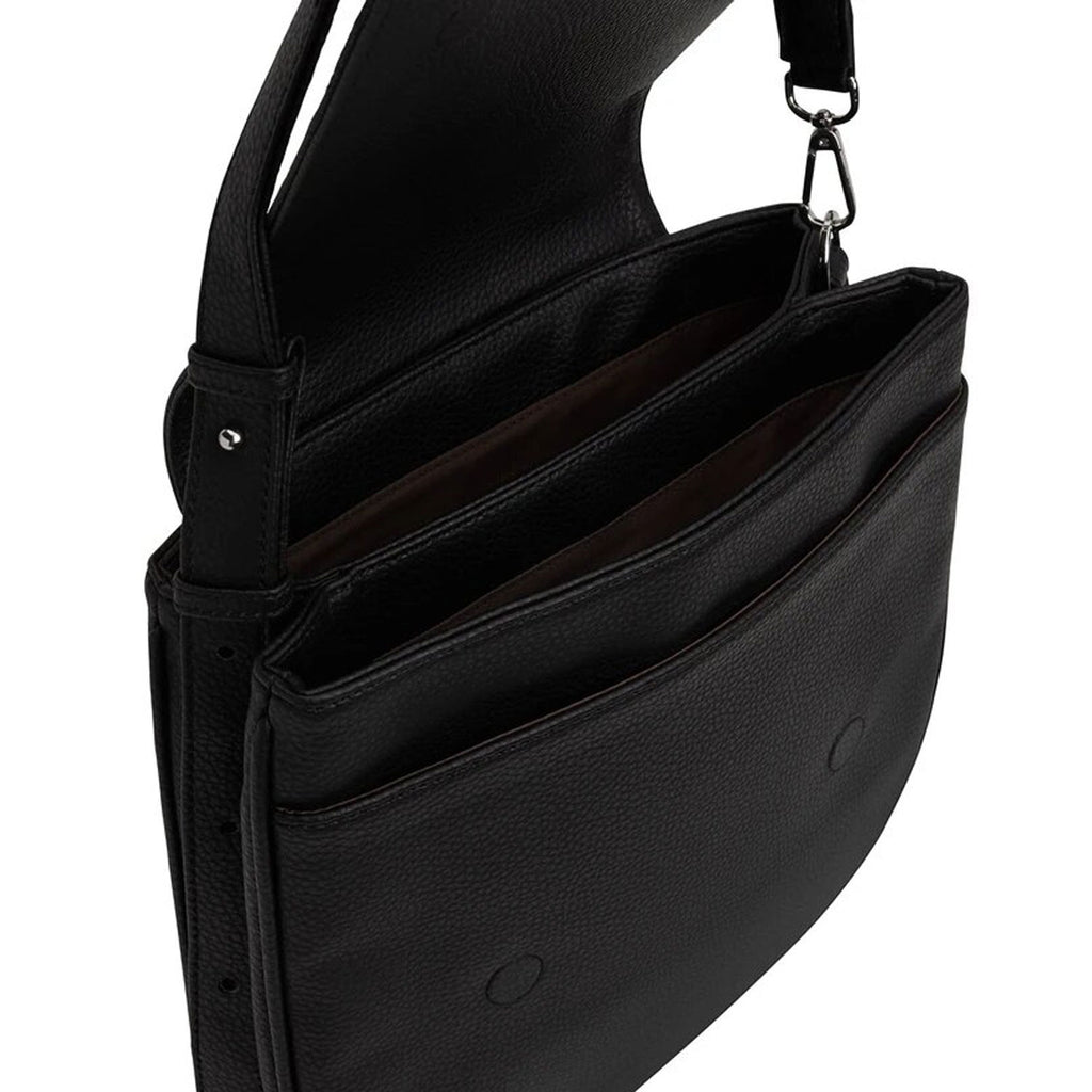 Matt & Nat Match Shoulder Bag | Purity Black Vegan Leather