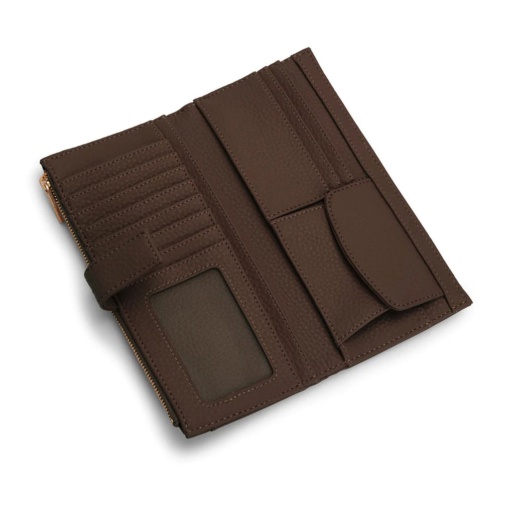Matt & Nat Motiv Wallet | Purity Chocolate, Vegan Leather